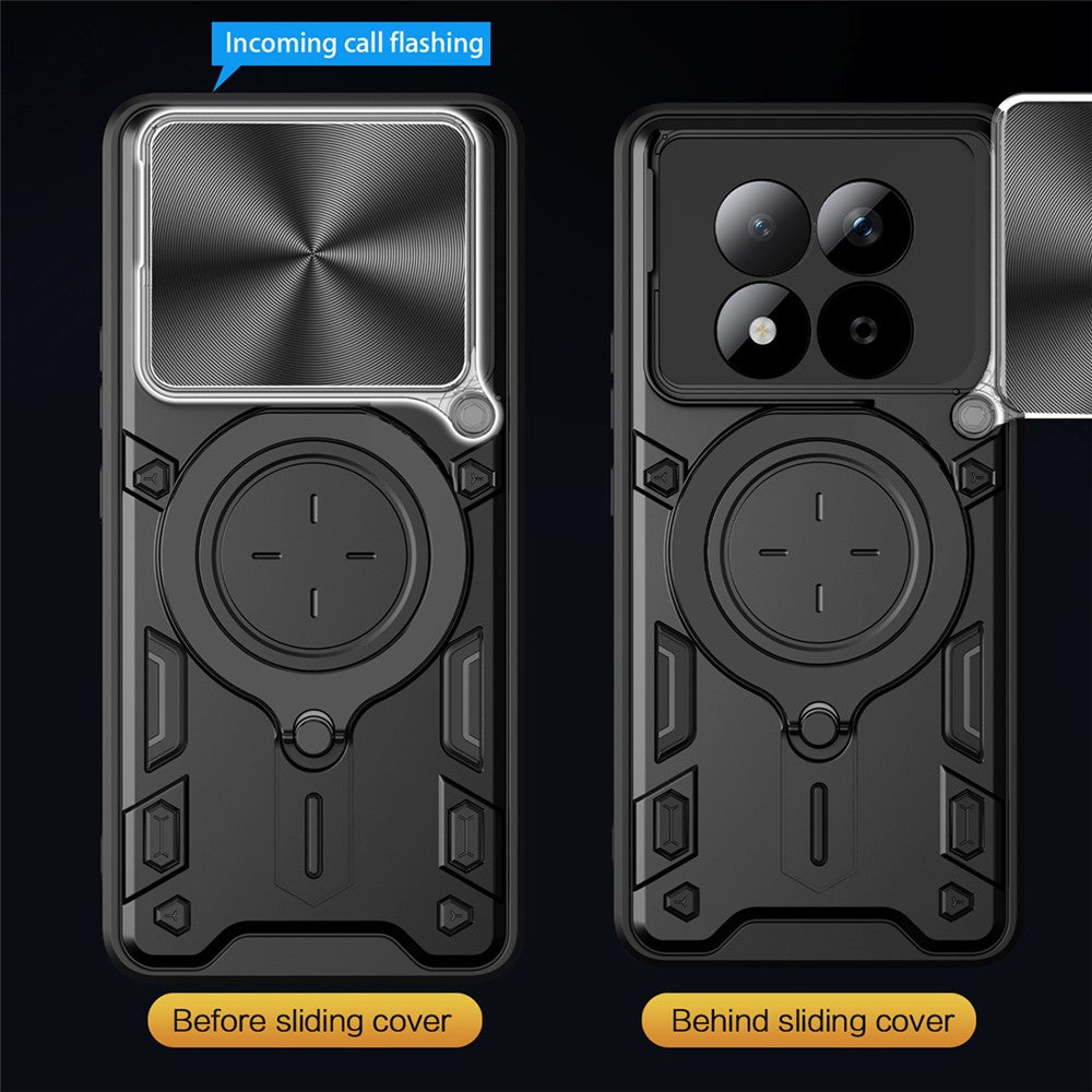 Case for Xiaomi Redmi Note 15 Pro 5G, Techsuit, CamGuard Pro, Rose Gold