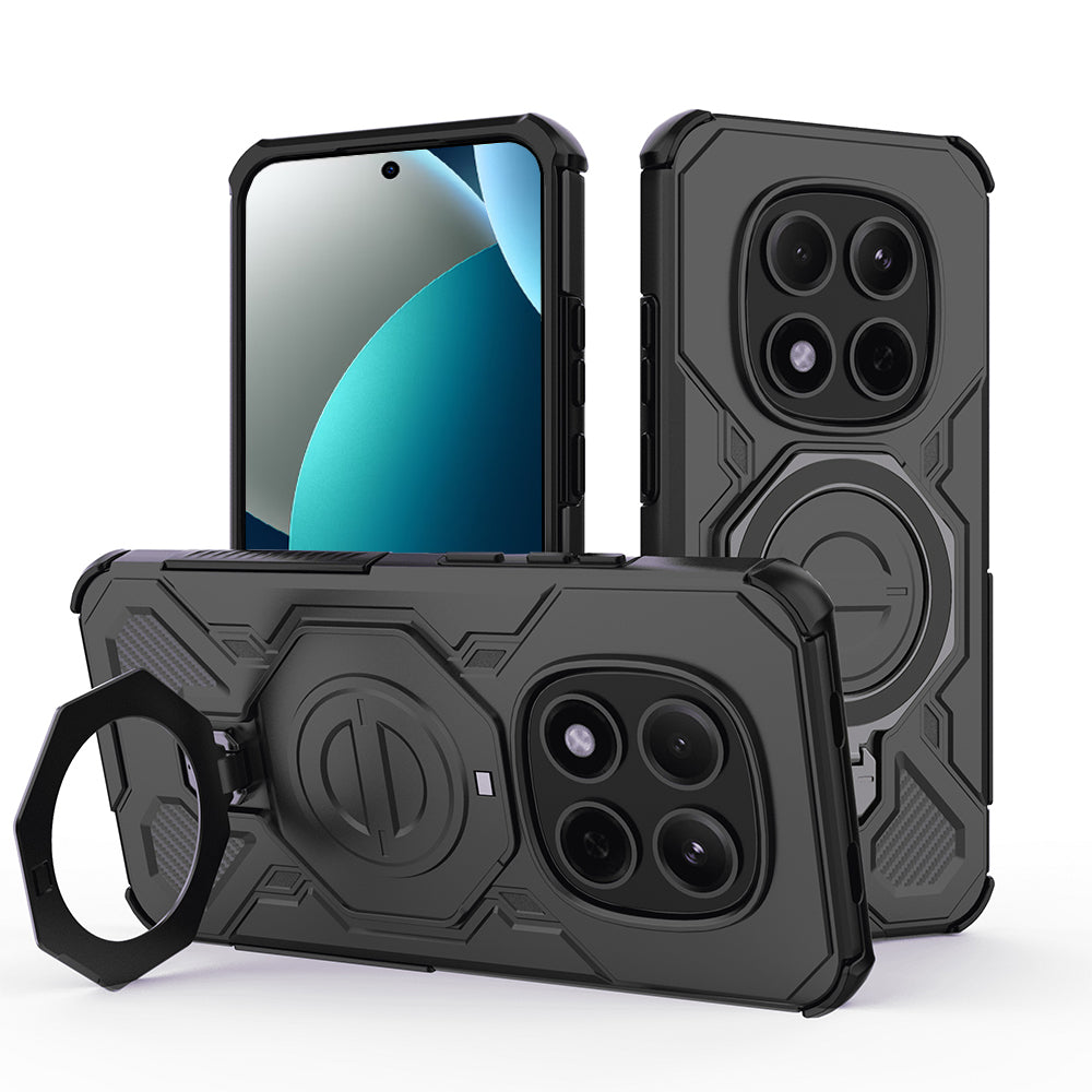 Case for Xiaomi Redmi Note 15 Pro 5G, Techsuit, Carbon Shield Pro, Black