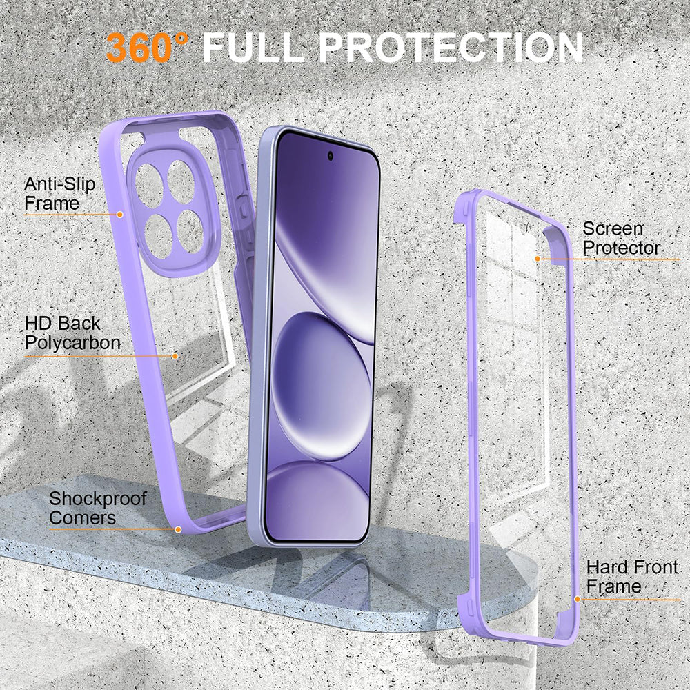 Case for Xiaomi Redmi Note 15 Pro 5G, Techsuit, ColorVerse 360, Purple