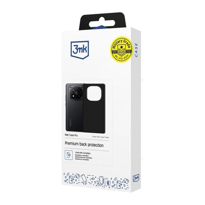 Case for Xiaomi Redmi Note 15 Pro+ 5G, 3MK, Pro, Matte Black