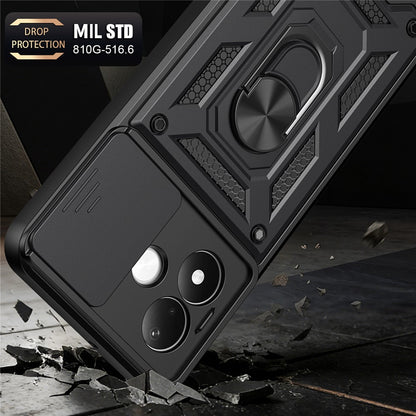 Case for Xiaomi Redmi Note 17 4G / Note 17 5G, Techsuit, CamShield, Gold
