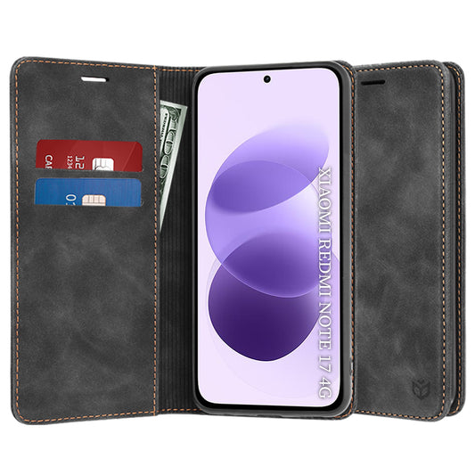 Case for Xiaomi Redmi Note 17 4G / Note 17 5G, Techsuit, Confy, Black