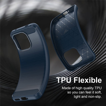 Case for Xiaomi Redmi Note 17 Pro Max, Techsuit, Carbon, Blue