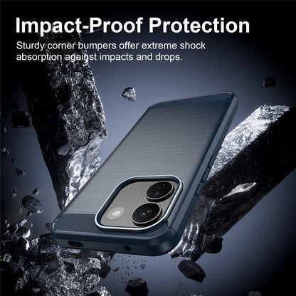 Case for Xiaomi Redmi Note 17 Pro Max, Techsuit, Carbon, Blue