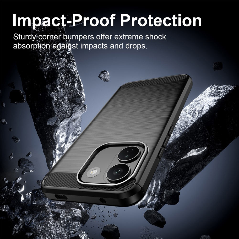 Case for Xiaomi Redmi Note 17 Pro Max, Techsuit, Carbon, Black