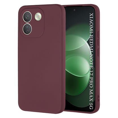 Case for Xiaomi Redmi Note 17 Pro Max, Techsuit, SoftFlex, Burgundy