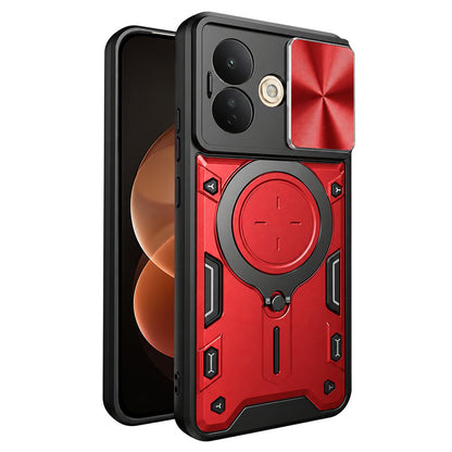 Case for Xiaomi Redmi Note 17 Pro, Techsuit, CamGuard Pro, Red