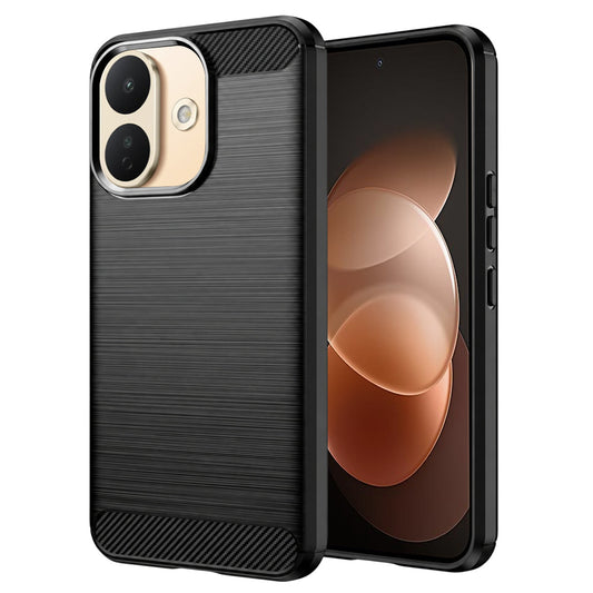 Case for Xiaomi Redmi Note 17 Pro, Techsuit, Carbon, Black