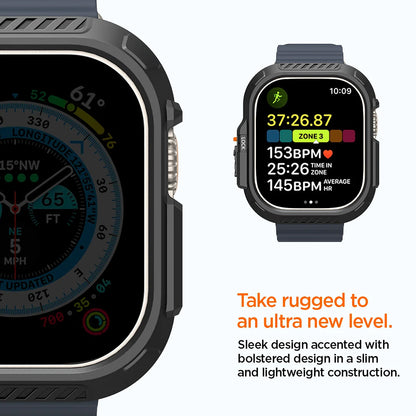 Spigen Lock Fit Case for Apple Watch Ultra Series, Matte Black ACS06208