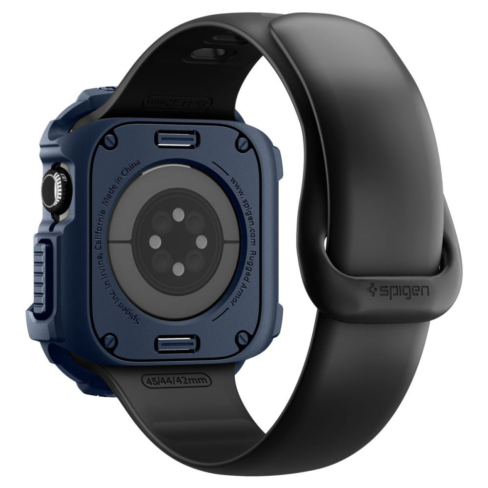 Spigen Rugged Armor V2 Case for Apple Watch Series 10 / 11 42mm, Navy Blue
