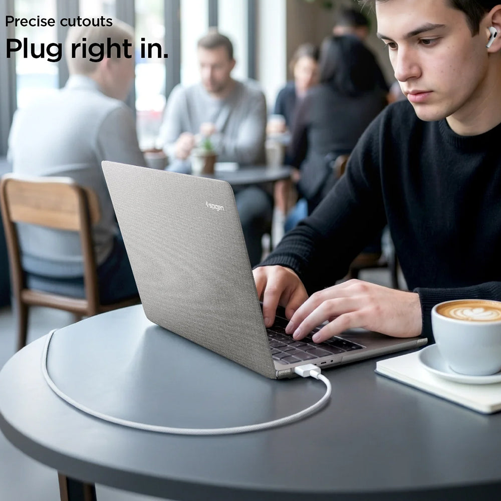 Spigen Urban Fit Case for MacBook Neo 13inch, Gray ACS11542