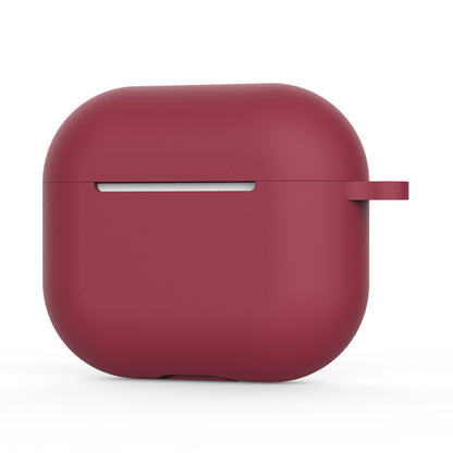 Techsuit Silicone Case for Apple AirPods 4, Burgundy