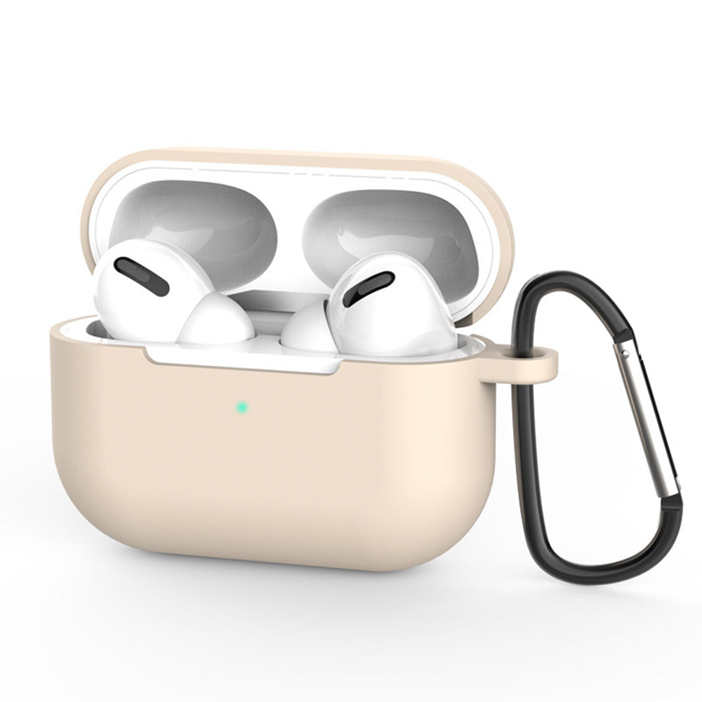 Techsuit Silicone Case for Apple AirPods Pro 3, Cream