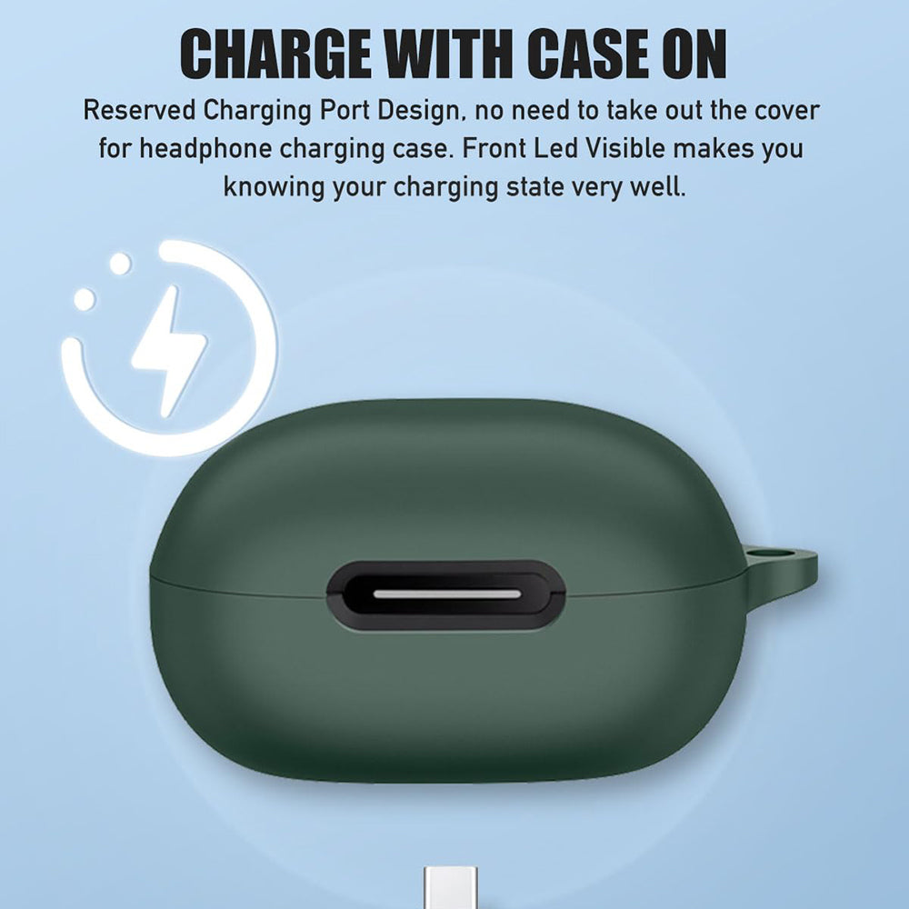 Techsuit Silicone Case for Apple AirPods Gen 1 / Gen 2, Black