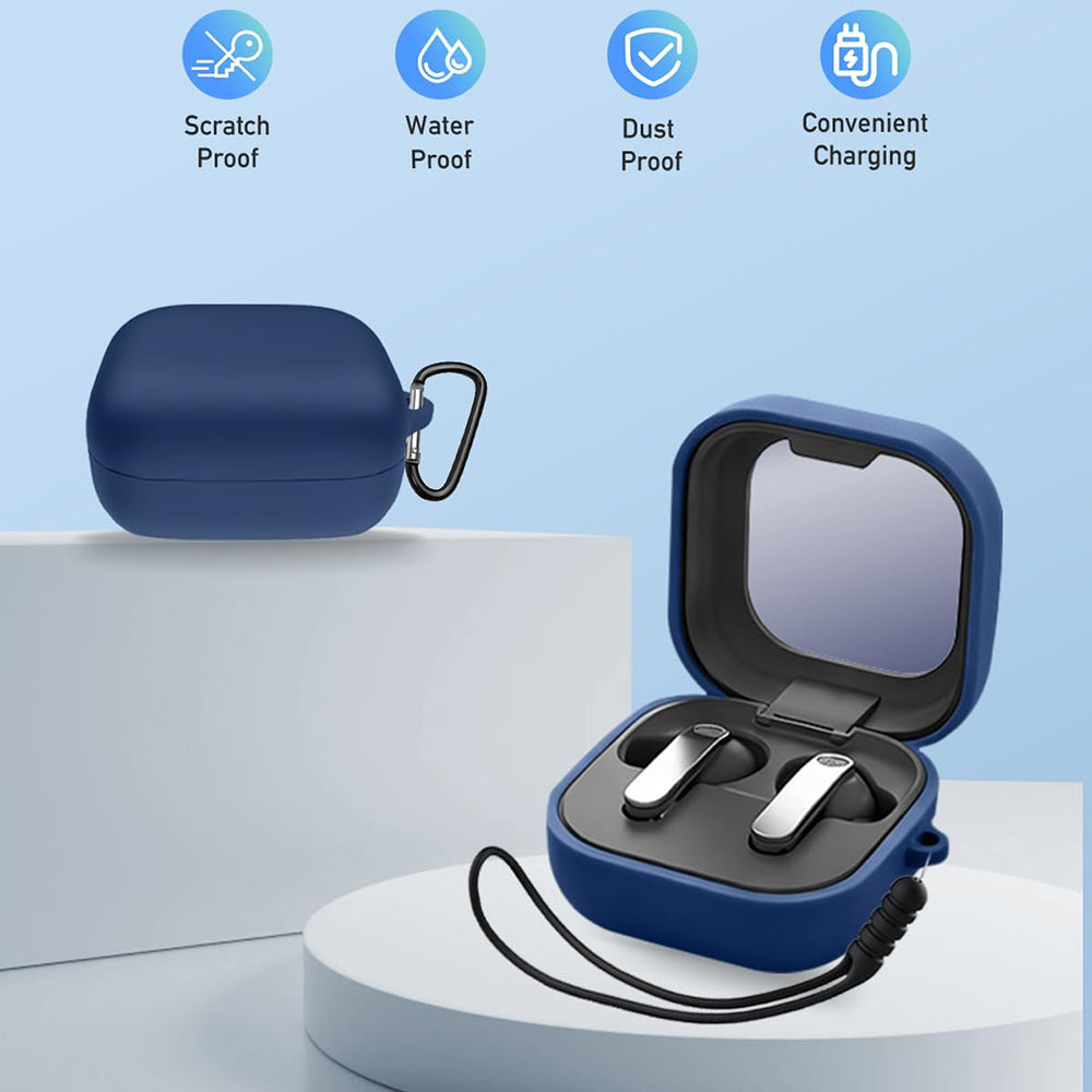 Techsuit Silicone Case for Samsung Galaxy Buds4 / Buds4 Pro, Gray