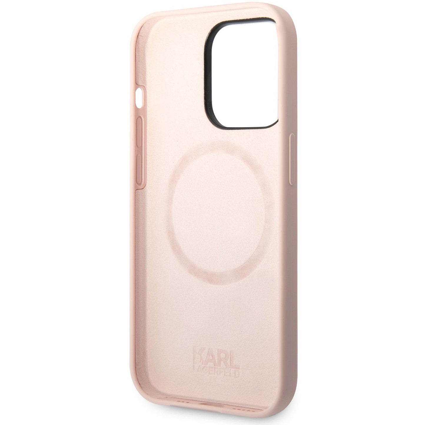 Case for Apple iPhone 14 Pro Max, Karl Lagerfeld, Silicone Karl's Head, Pink