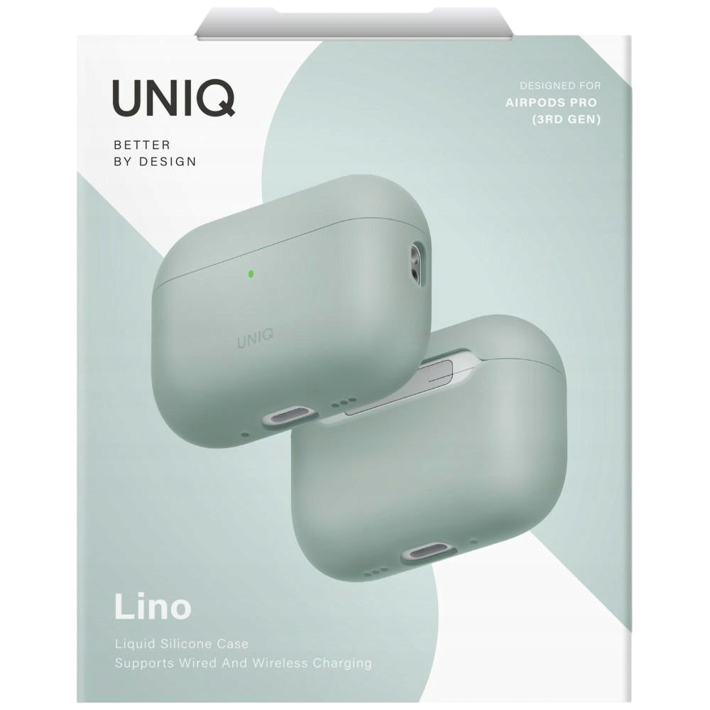 UNIQ Lino Case for Apple AirPods Pro 3, Mint Green
