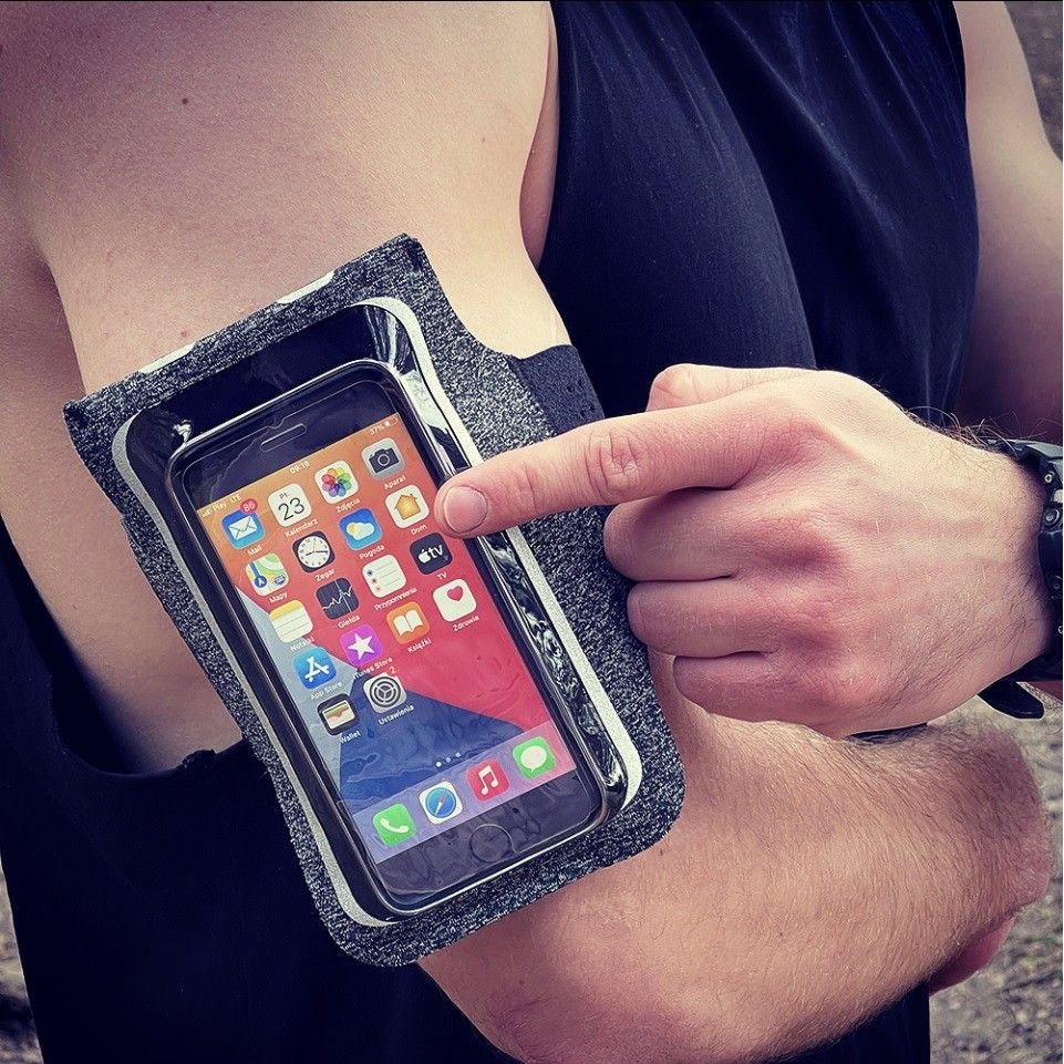Universal Phone Case max. 6.5inch, Techsuit, Sports TH10, Black