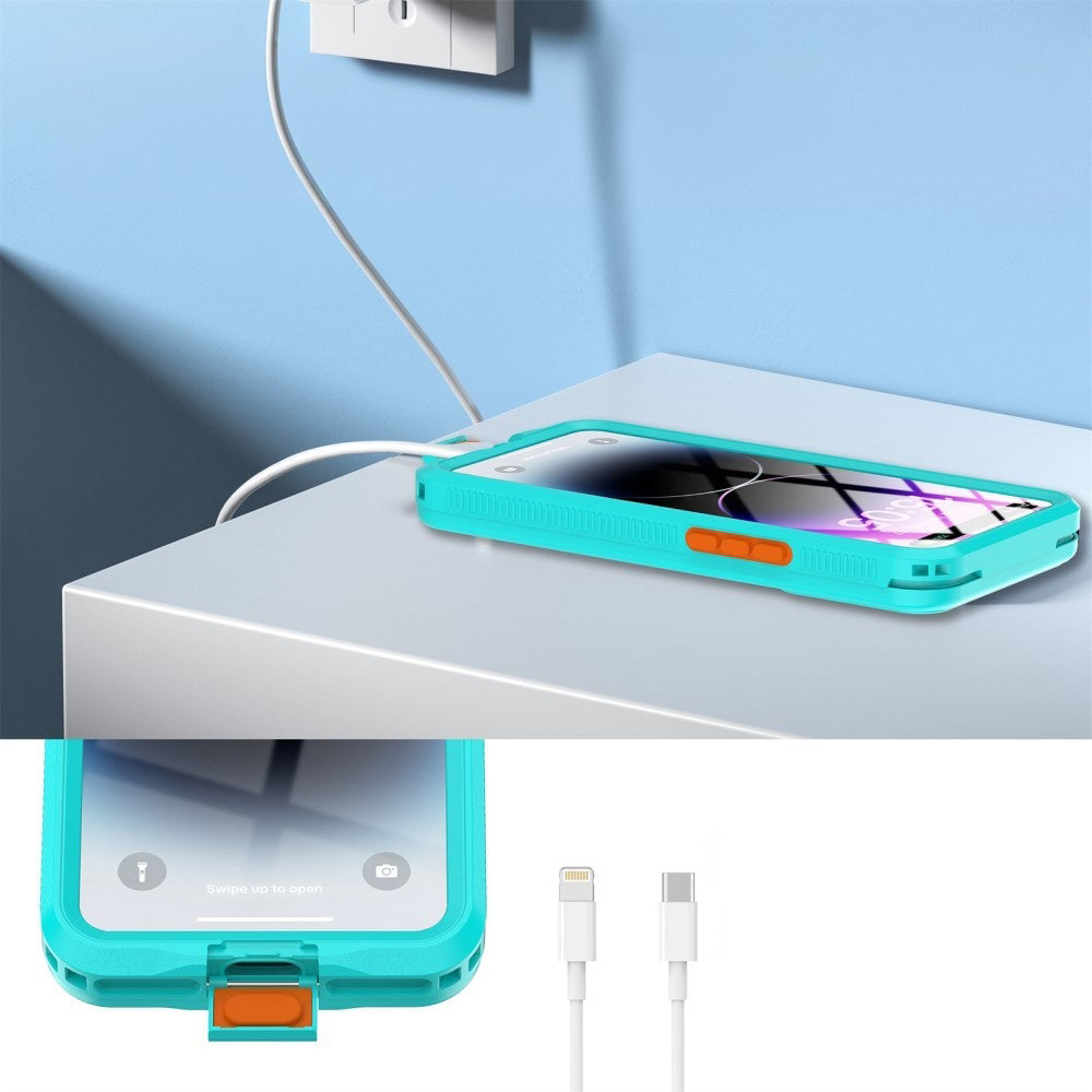 Universal Waterproof Case for Phone max. 6.1inch, ShellBox, AirBox, Blue