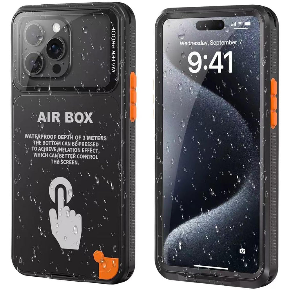 Universal Waterproof Case for Phone max. 6.1inch, ShellBox, AirBox, Black