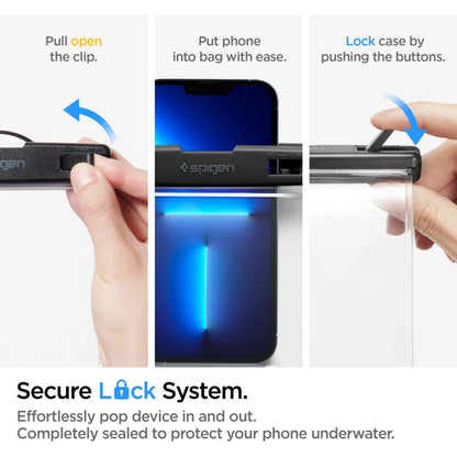 Universal Waterproof Case for Phone max. 8.2inch, Spigen, A601, Transparent