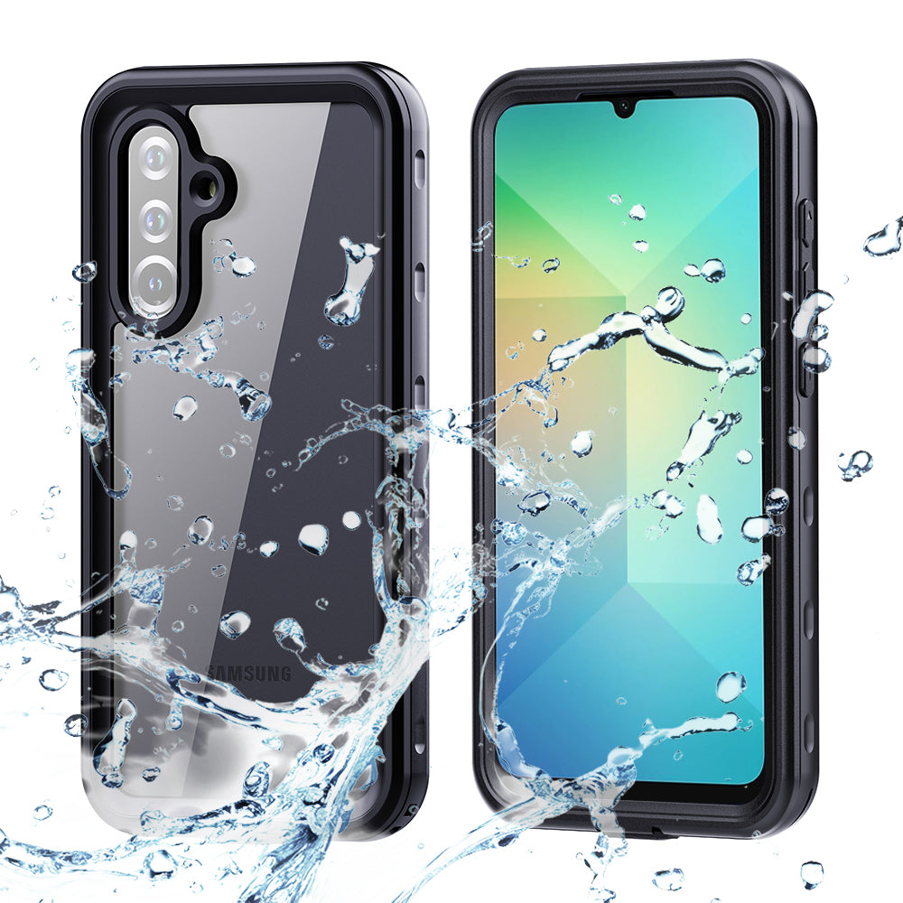 Waterproof Case for Samsung Galaxy A26 A266, ShellBox, Black
