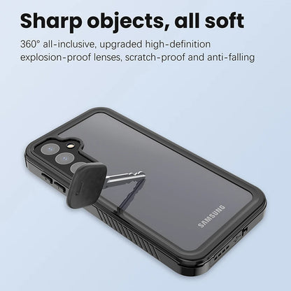 Waterproof Case for Samsung Galaxy A55 5G A556, ShellBox, Black