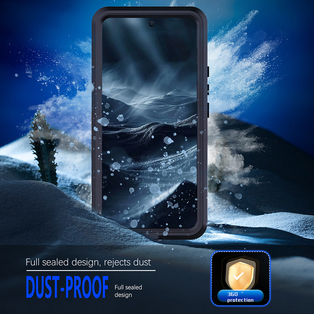 Waterproof Case for Xiaomi Poco X7 / Redmi Note 14 Pro 5G, ShellBox, Black