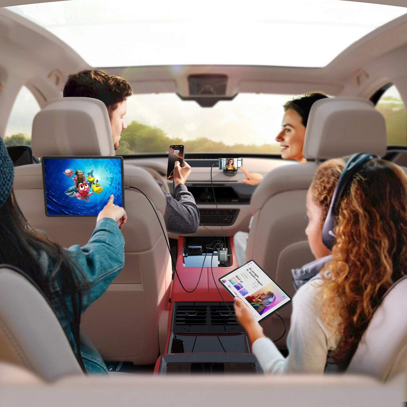 Car Charger with USB-C / Lightning Cable Joyroom JR-CCL05, 30W, 3A, 1 x USB-A - 1 x USB-C, Gray