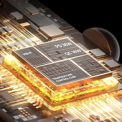 Lisen Car Charger, 36W, 3A, 1 x USB-A - 1 x USB-C, Set of 2 pieces, Black YL0223080038