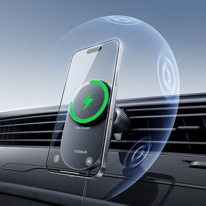 Baseus PrimeTrip VC2 Pro Wireless Car Charger, 25W, Black C0013N00