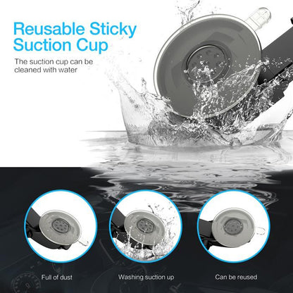 Techsuit CAPD032 Premium Wireless Car Charger, 10W, 1.1A, Black