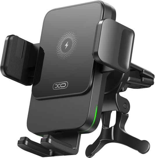 XO Design WX041 Vent Wireless Car Charger, 15W, 1.67A, Black