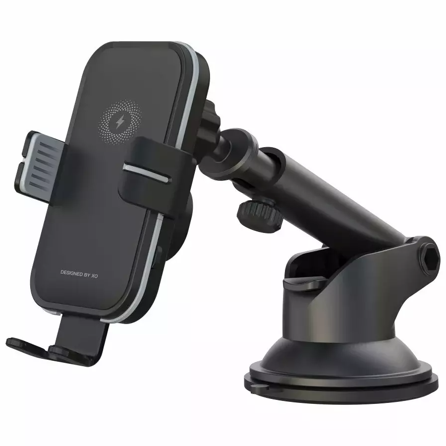 XO Design WX027 Wireless Car Charger, 15W, 1.67A, Black