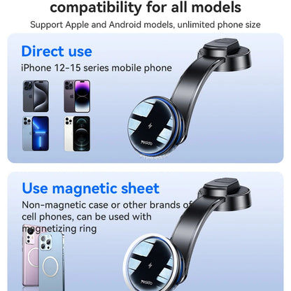Yesido C311 Wireless Car Charger, 15W, 1.67A, Black