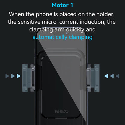 Yesido C312 Wireless Car Charger, 15W, 1.67A, Black