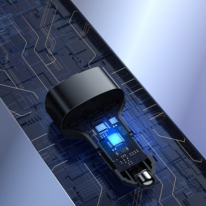 Yesido Y47 Car Charger, 49W, 3A, 2 x USB-A - 1 x USB-C, Black