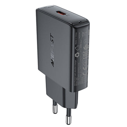 Acefast A65 Network Charger, 20W, 3A, 1 x USB-C, Black