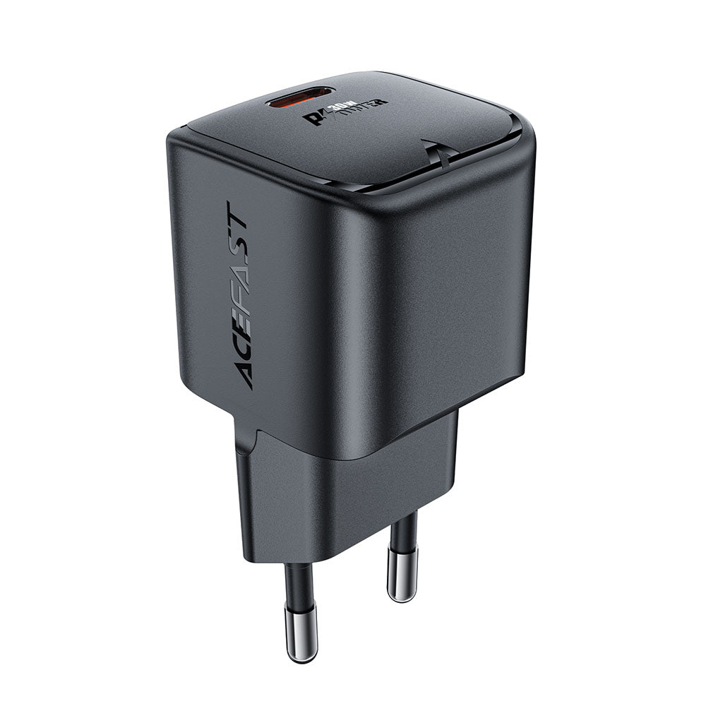 Acefast A77 Network Charger, 30W, 3A, 1 x USB-C, Black