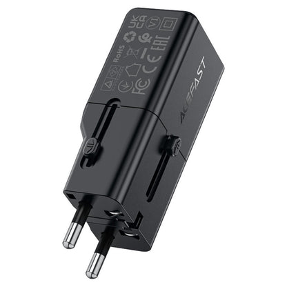 Acefast Z7 Travel Network Charger, 30W, 3A, 1 x USB-C, Black