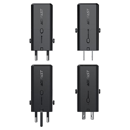 Acefast Z7 Travel Network Charger, 30W, 3A, 1 x USB-C, Black