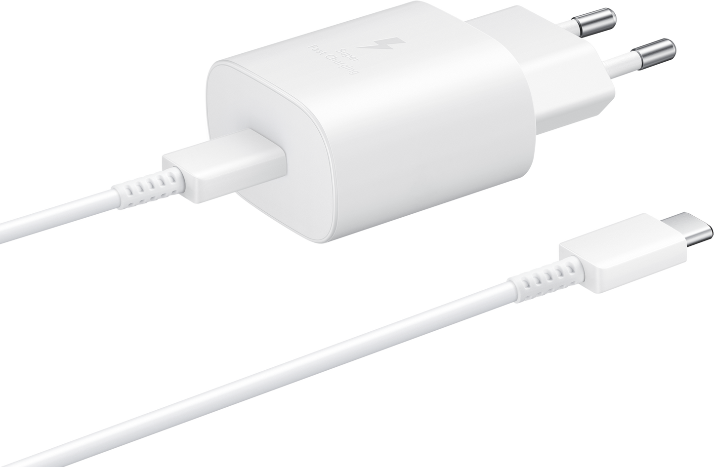 Samsung EP-TA800W + DA705BWE, 25W, 3A, 1 x USB-C, White GP-PTU021SOAWQ