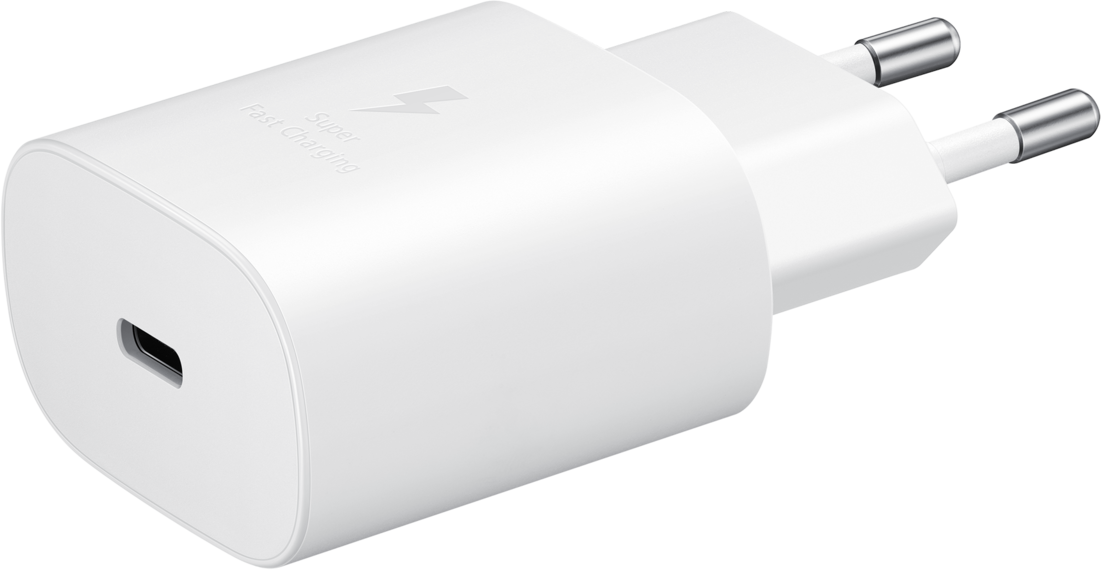 Samsung EP-TA800W + DA705BWE, 25W, 3A, 1 x USB-C, White GP-PTU021SOAWQ