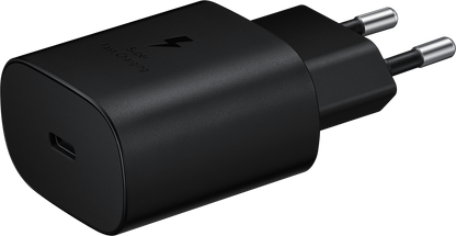 Samsung EP-TA800B + DA705BBE, 25W, 3A, 1 x USB-C, Black GP-PTU021SOABQ