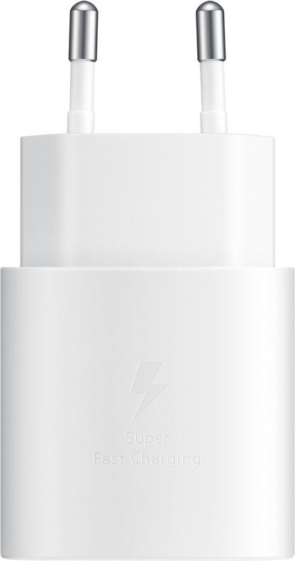 Samsung EP-TA800W + DA705BWE, 25W, 3A, 1 x USB-C, White GP-PTU021SOAWQ