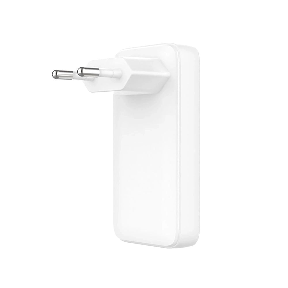 Fixed Slim Network Charger, 45W, 3A, 2 x USB-C, White