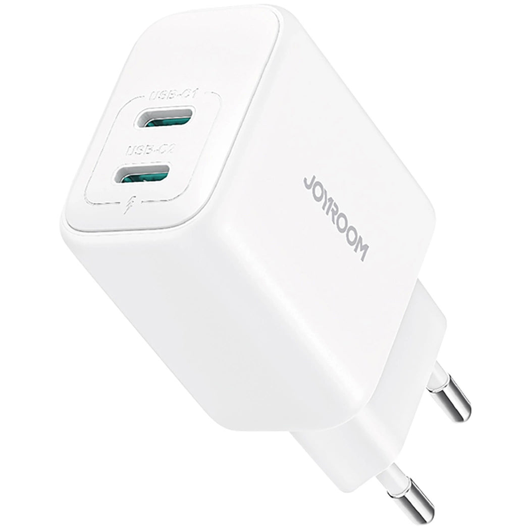 Joyroom JR-TCF12 Network Charger, 20W, 3A, 2 x USB-C, White