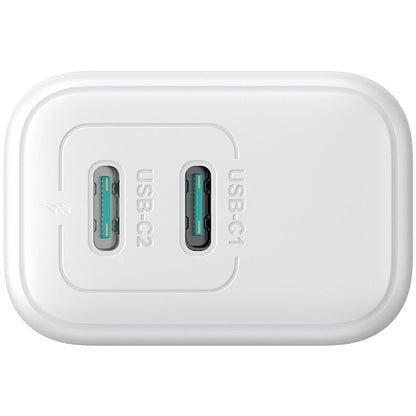 Joyroom JR-TCF12 Network Charger, 20W, 3A, 2 x USB-C, White