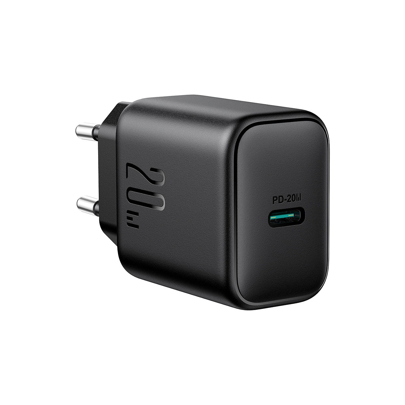 Joyroom JR-TCF20 Network Charger, 20W, 3A, 1 x USB-C, Black