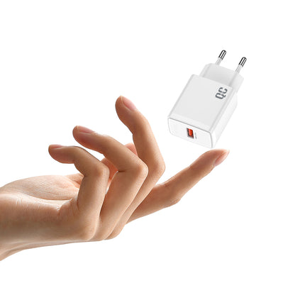 Lito LC08 Network Charger, 18W, 3A, 1 x USB-A, White